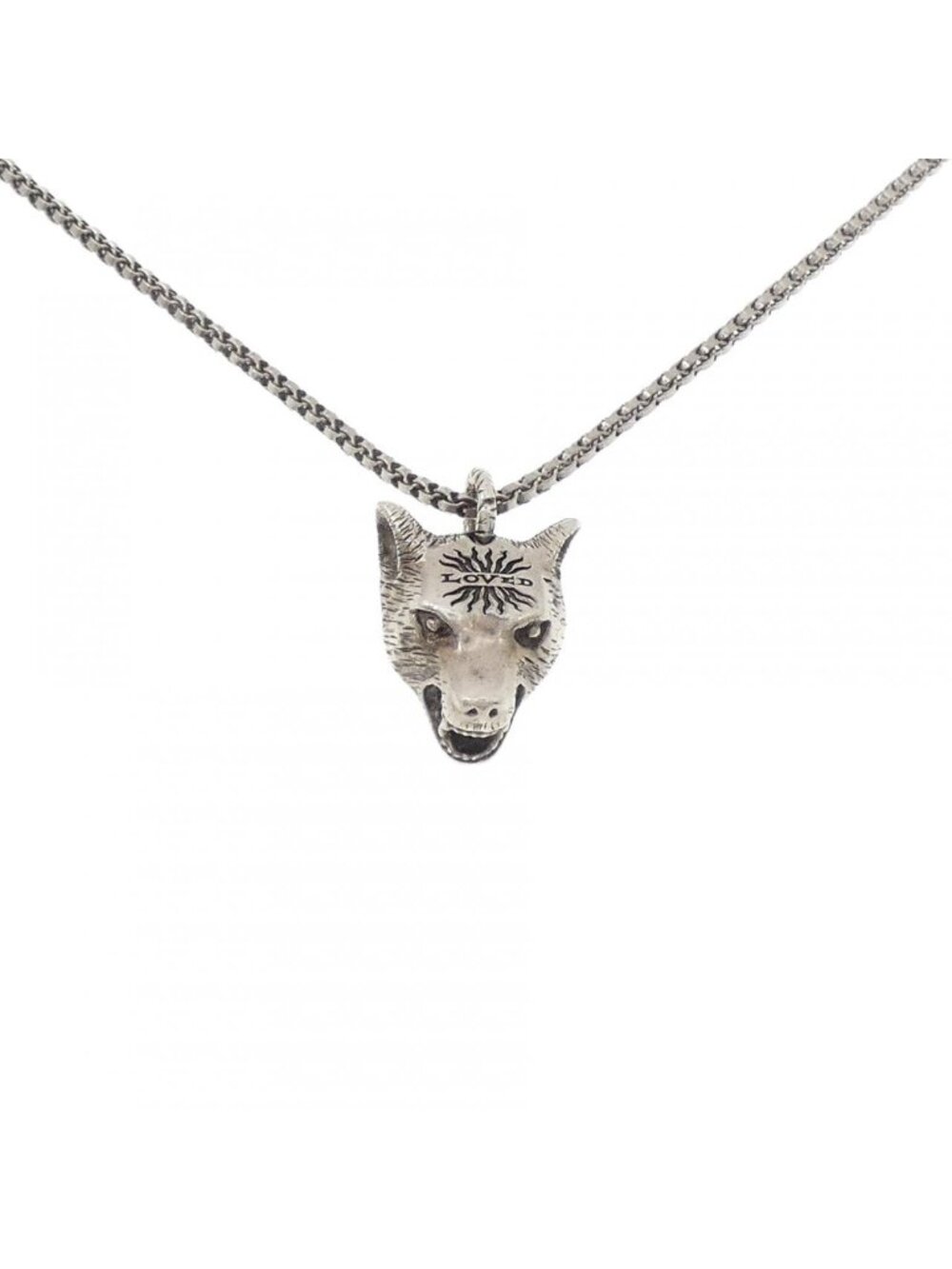 Gucci Wolf Head Necklace